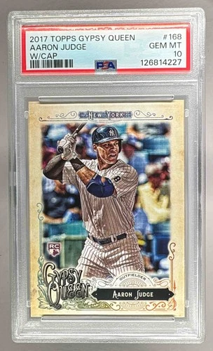 126814227 Aaron Judge 2017 Topps Gypsy Queen #168 Rookie RC PSA 10