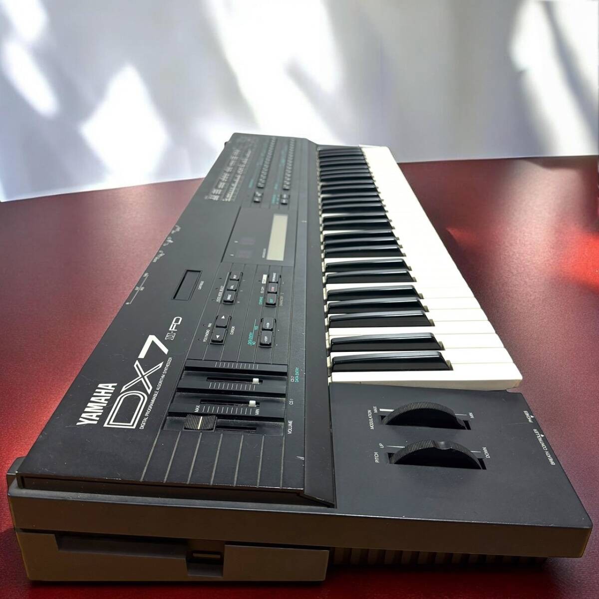 YAMAHA DX7II FD Synthesizer 61-Key FM Keyboard Tested Working