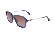 Police SPLL10 BLU TRASPARENTE LUCIDO 52/20/145 Men's Sunglasses
