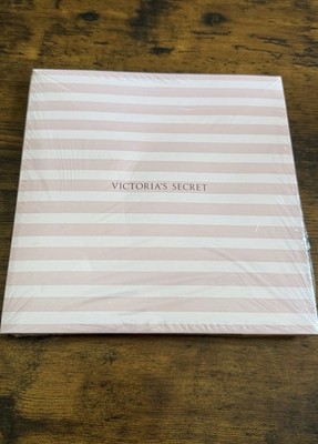 Victoria s Secret Gift Box Pink & White Horizontal Striped 8in. Sealed