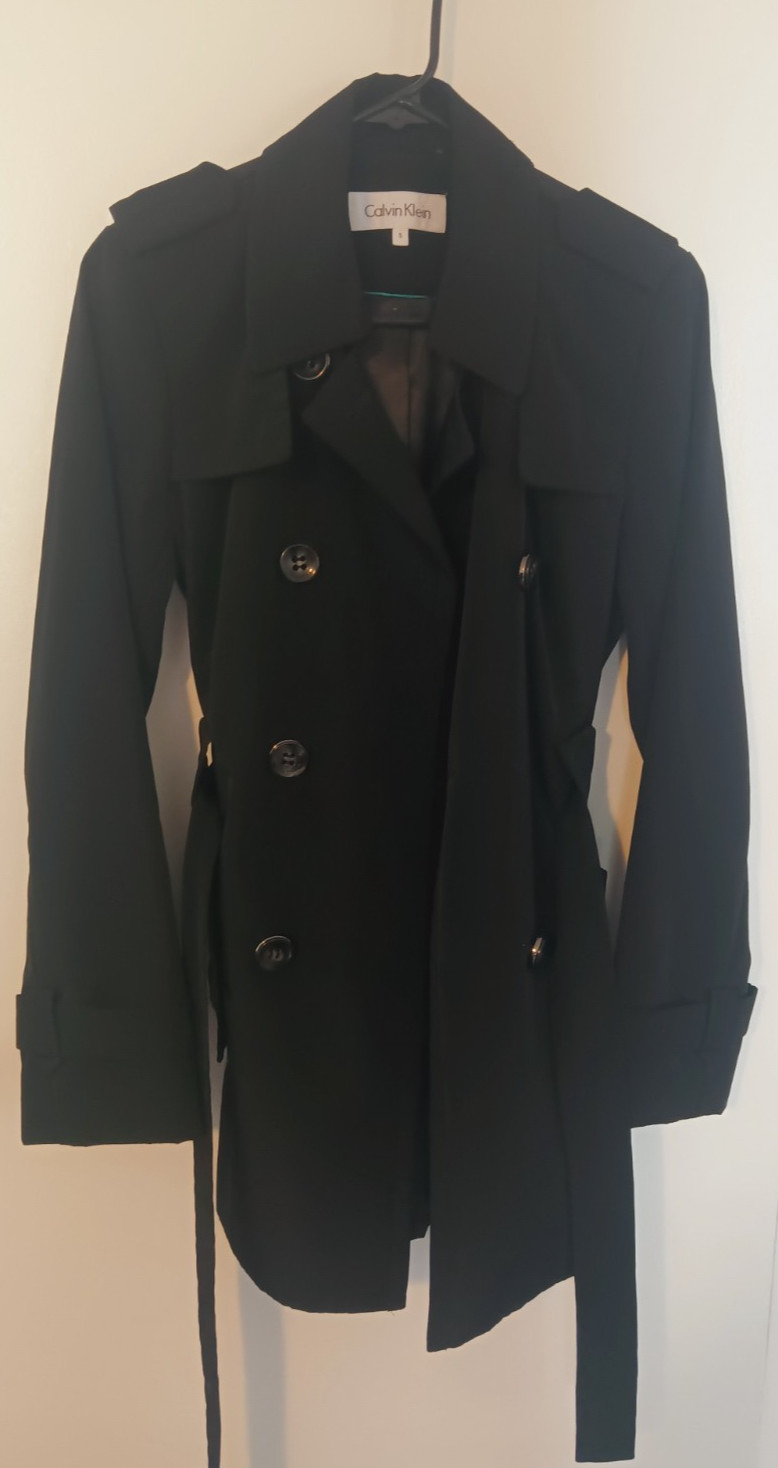 Calvin Klein Jacket Women Small w/ Belt