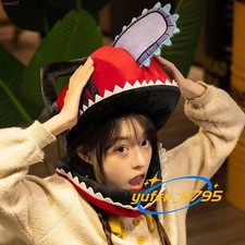 Anime Chainsaw Man Pochita Plush Doll Warm Headgear Mask Stuffed Toy Pillow Gift