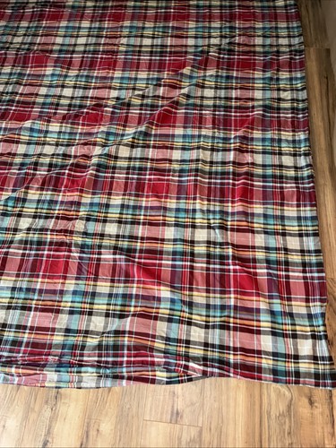 Pottery Barn PB Teen Wrangler Plaid Full/Queen Bettbezug Rot Multi Baumwolle LESEN - Bild 8 von 12