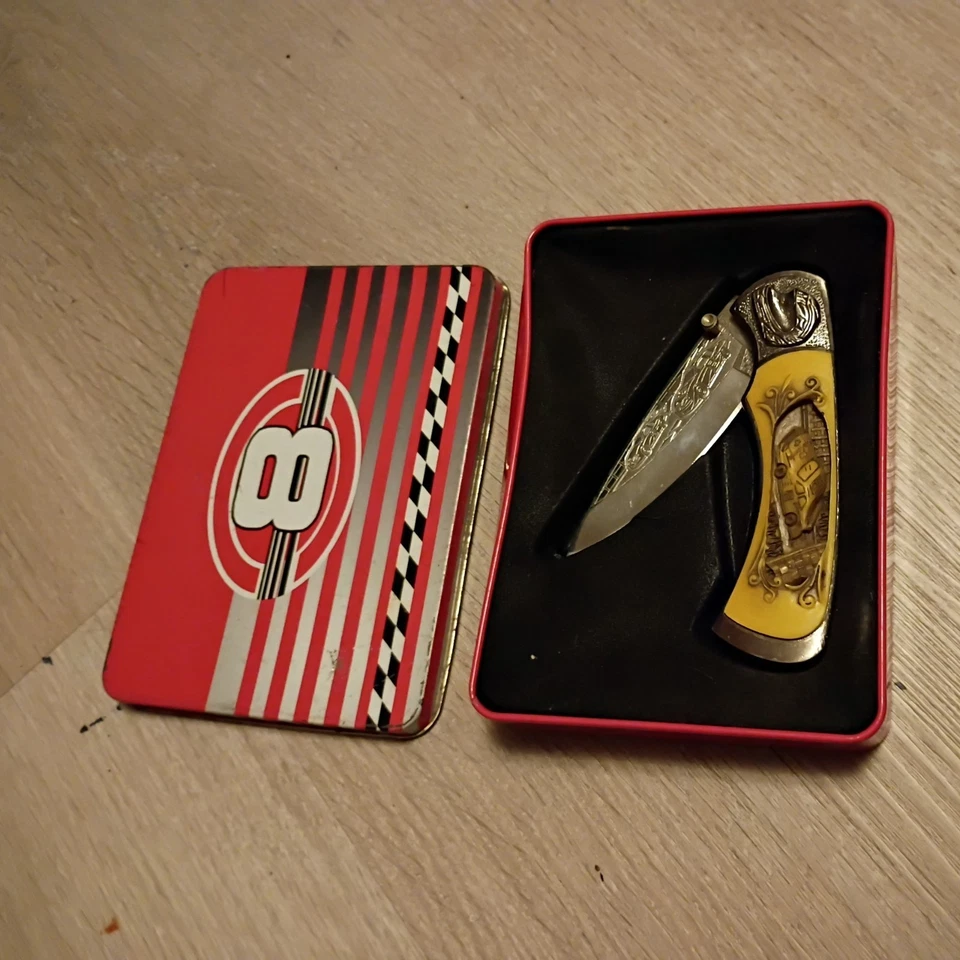 Faca de bolso dobrável Dale Earnhardt Sr #3 Jumbo 13" NASCAR - Imagem 2 de 4