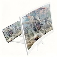 12" 3D Curved Surface Mobile Cell Phone Screen Enlarger Amplifier Magnifier