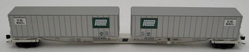 Coche plano Walthers HO Penn Central Flexi-Van con remolques carretera #776395 EX | Condition: Used