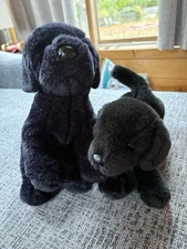 Douglas Cuddle Toy 2 Labrador Puppy Plush 12 inch Plus 10 Inch