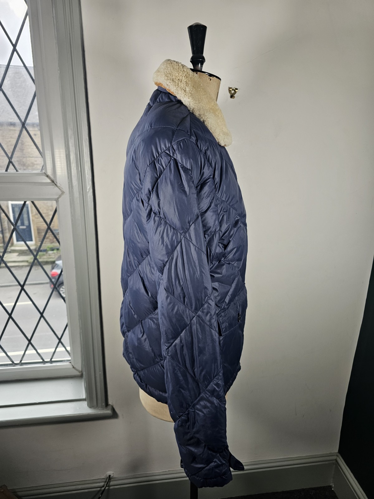 Peak Performance Down Jacket Men's Large Blue Fra… - image 7