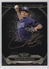 2015 Topps Tier One New Guard Rose Gold Ink 23/25 Chris Archer #NGA-CA Auto 3vl