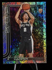2025-26 Topps Dylan Harper RC Sandglitter Speckle Silver Rookie #202 Spurs