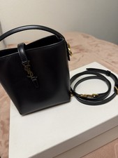 Saint Laurent Le 37 Mini YSL Bucket Bag in Smooth Leather