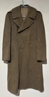 Vintage 40's WW2 US Military Heavy Melton Wool Overcoat Size 34R