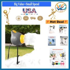 115W Portable Foam Machine with Tripod Stand for Parties  Events Grey Yellow