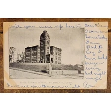 State Normal School, Willimantic, Conn - 1901-1907 Postcard