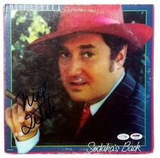 Neil Sedaka Signed Autographed Record Album LP ACOA