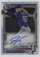 2021 Bowman Chrome Mega Box Chrome Mojo Auto Justin Foscue #BCMA-JF Auto 2s2