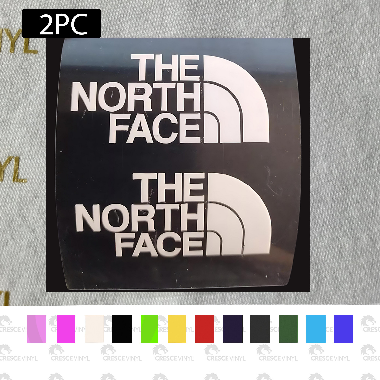 Brand Design N Heat Transfer  Iron On Logo  2p pick your color  sports diy decal