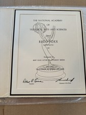 1974 Redd Foxx Emmy Nomination Certificate In Orig. Emmy Booklet Sanford & Son