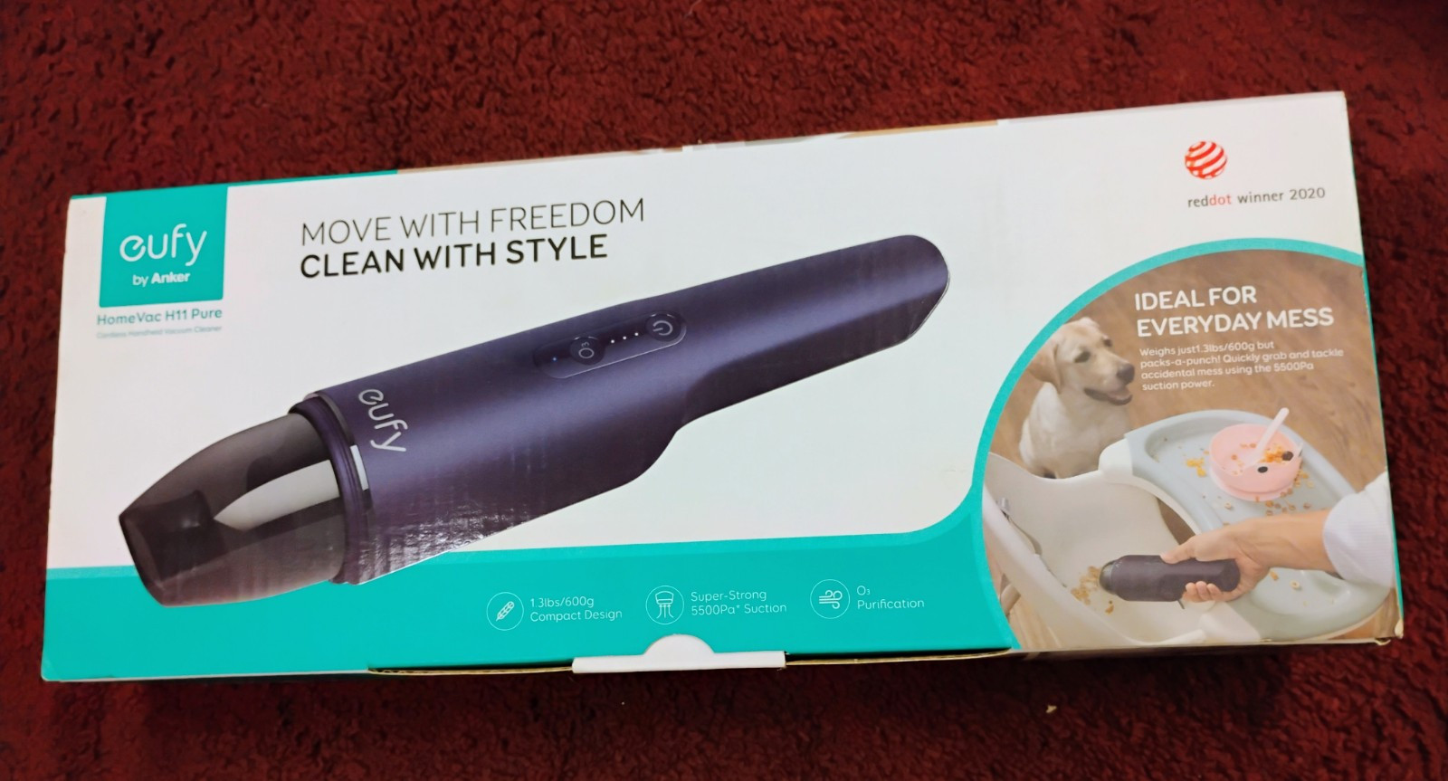 Eufy H11 Navy Blue Handheld Vacuum Cleaner New In Box by Anker-image