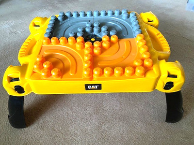 Mega Bloks CAT Construction Build 'n Learn Folding Lap Table w/ Storage