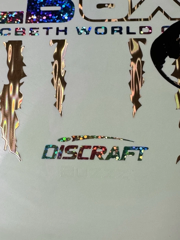 Paul McBeth 6X Buzzz Face Stamp Prototype Autographed Discraft ESP Rare - Image 3 of 4