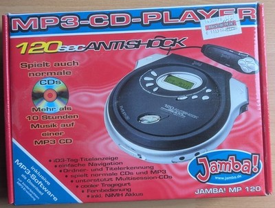 Jamba MP120 MP3 CD Player (120 sec Antishock)