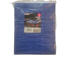 NIP Tool Bench Hardware 4' x 6' Blue Tarpaulin 