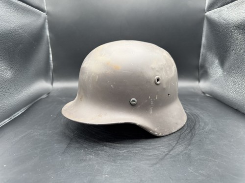 WWII WW2 German M40/55 Stahlhelm Helmet! Dented!