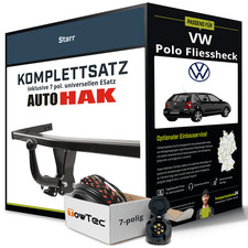Anhängerkupplung starr für VW Polo Fliessheck +E-Satz NEU PKW
