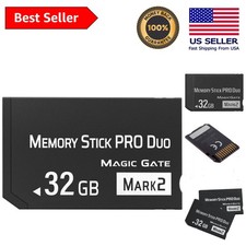32GB Memory Stick Pro Duo for PSP 1000/2000/3000 - High-Speed and Durable