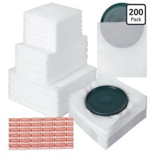 200 Pack Foam Sheets Shipping Pouch Bulk Packing Dishes Glasses 5 X 7.5 12 X 12