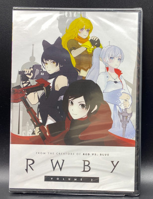RWBY: Volume 2 DVD BRAND NEW SEALED 2014 Anime Monty Oum