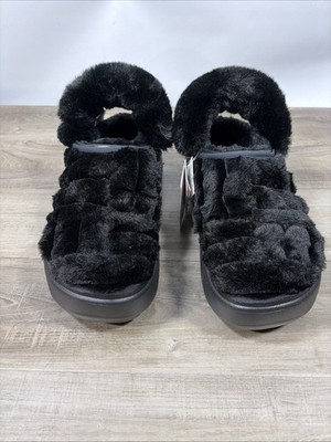 Crocs Stomp Lined Quilted Clog Black Mens 12 Womens 14 NEW