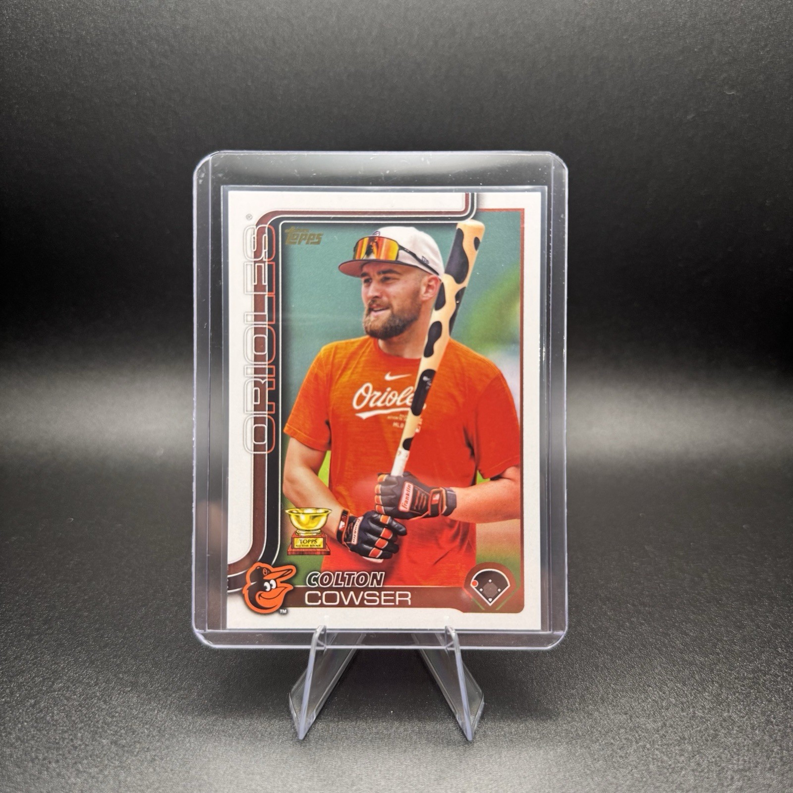 2025 Topps Series 1 - Colton Cowser #230 Golden Mirror Image Variation