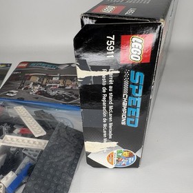 LEGO SPEED CHAMPIONS: Mclaren Mercedes Pit Stop (75911) Box Manual Incomplete