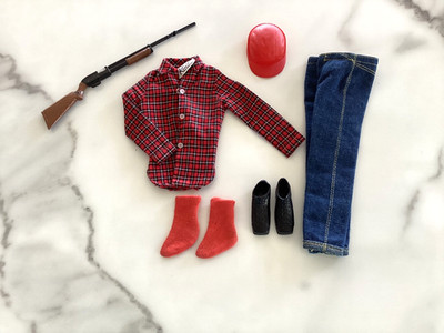 Vintage Ken Clothes Ken Going Hunting # 1409