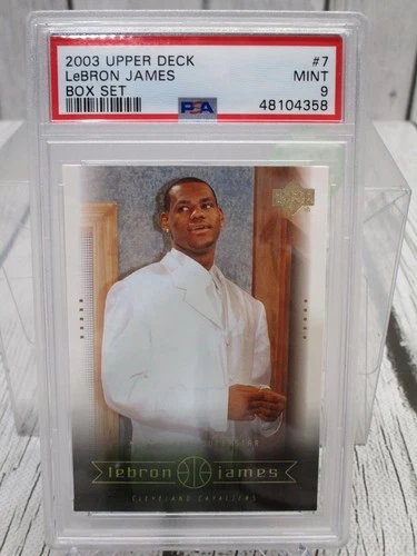 2003 Upper Deck Lebron James Box Set #7 - PSA 9 MINT Rookie card