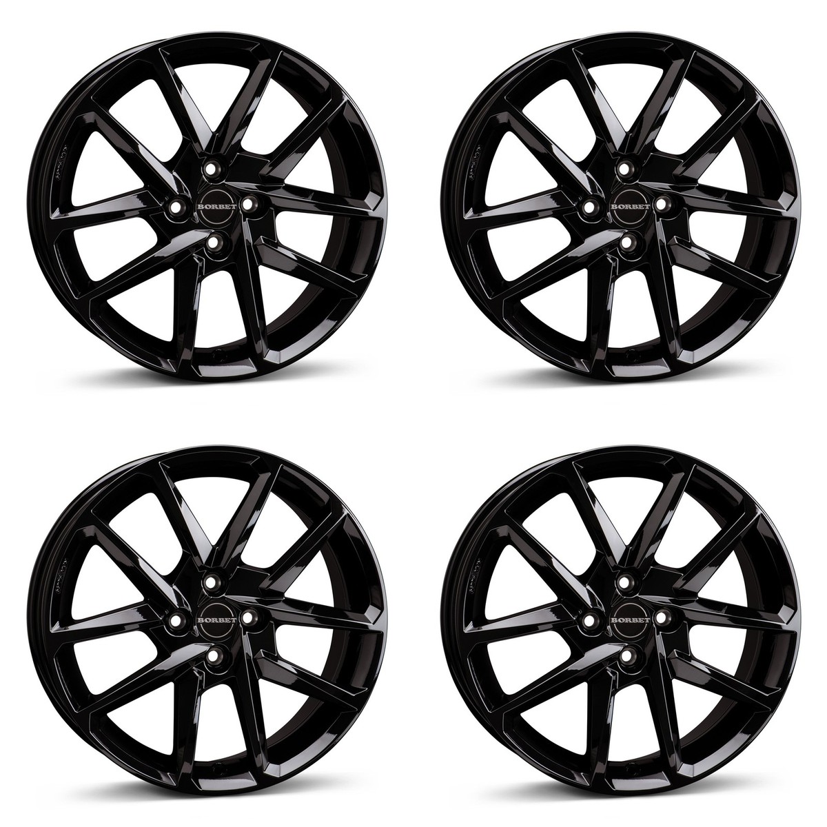 4 Borbet Wheels N 6.5x16 ET35 4x98 SW for Alfa Romeo 145 146 MiTo