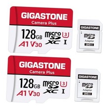 128GB Micro SD Card 2-Pack, Camera Plus, Compatible 128GB Camera Plus 2-Pack