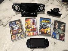 PSP With Games, Stand And Portable Speaker
