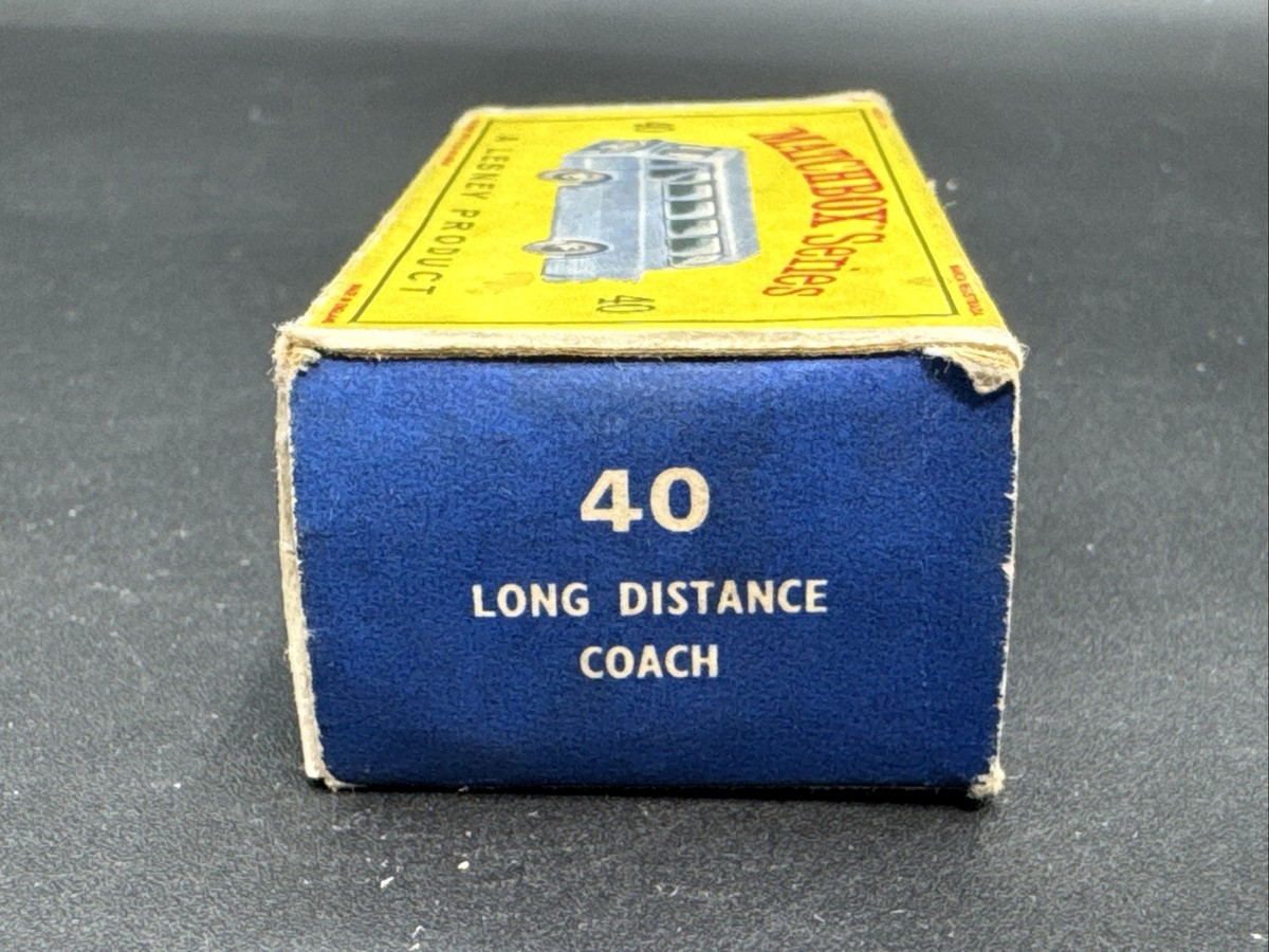 ミニカー MATCHBOX No.40 LONG DISTANCE CORCH ミニカー MATCHBOX No.40 LONG DISTANCE CORCH matchbox lesney