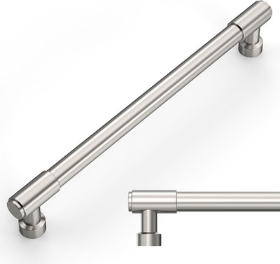 Brushed Satin Nickel Cabinet Pulls - 10 Pack, 7.5 Inch Kitchen Handles