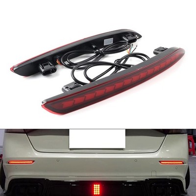 Hinten Stoßstange DRL Blinker Bremsleuchte Für Honda Accord 2023-2024 Rot Paar