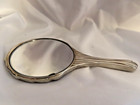 Vintage 5” Antique Art Deco  Shell Hand Mirror Vanity Silver Plate — photo 8