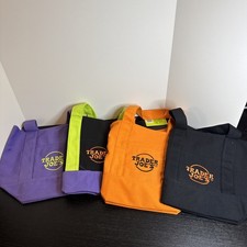 Trader Joe  s Mini Tote Bags Halloween Set of 4 NEW