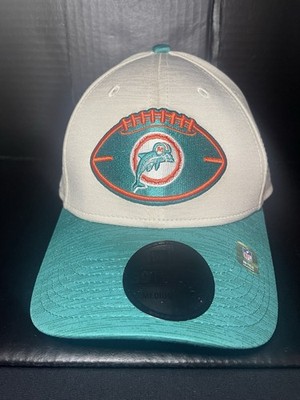 Miami Dolphins Men's New Era TEAM ISSUED 39THIRTY Gray/Green Hat Medium/Large