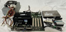 INTEL E139761 SLOT 1 MOTHERBOARD W/CPU, HDD WIN 98, RAM, PWR SUPP. AS-IS