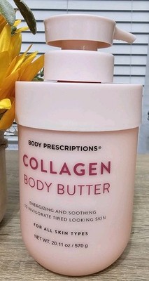 BODY PRESCRIPTIONS ~ COLLAGEN Energizing & Soothing BODY BUTTER All Skins