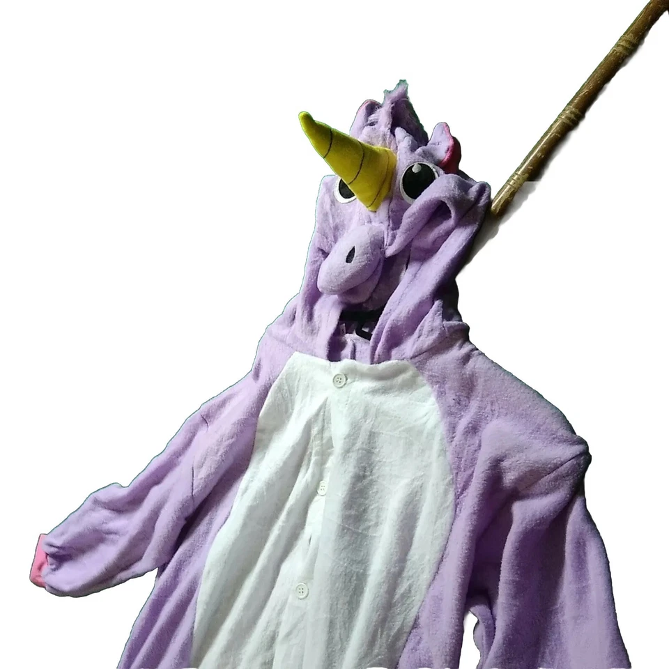 Disfraz de Unicornio Adulto 1 Pieza Halloween o PJ Pequeño Disfraz Cosplay Onesee Foto 2 de 4