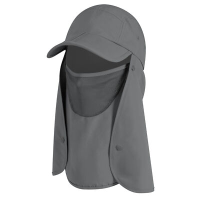 Outdoor UV Protection Sun Hat Neck Face Flap Wide Brim Cap for Fishing Hiking US